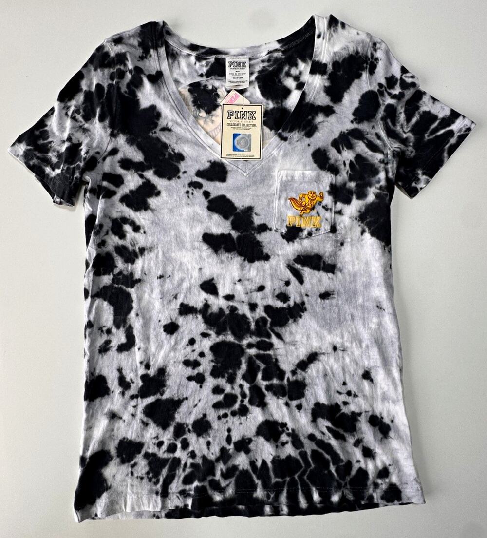 PINK Victoria's Secret Collegiate Minnesota Golden Gophers Tie-Dye V-Neck XS